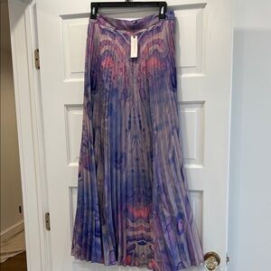 Vibrant Purple and Pink Maxi Skirt